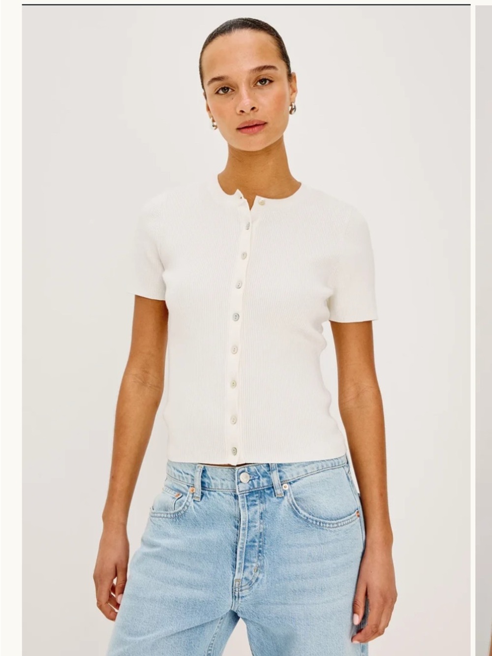 Rails short sleeved cardigan